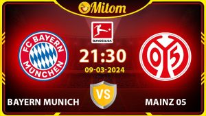 Nhận định Bayern Munich vs Mainz 21h30 09/03 Bundesliga